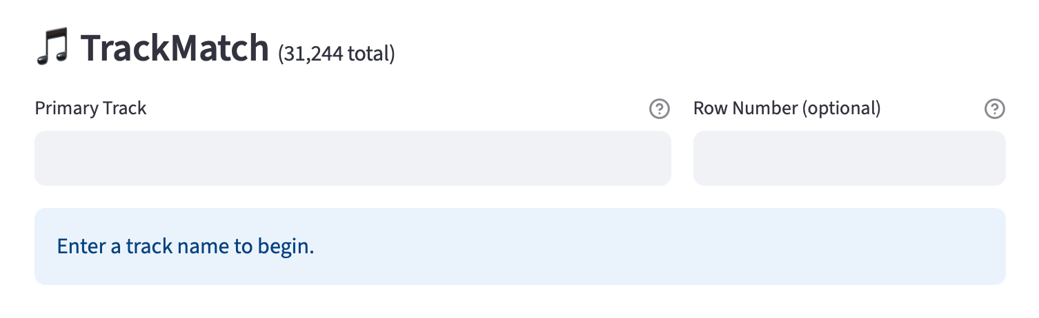 Streamlit waiting for a song